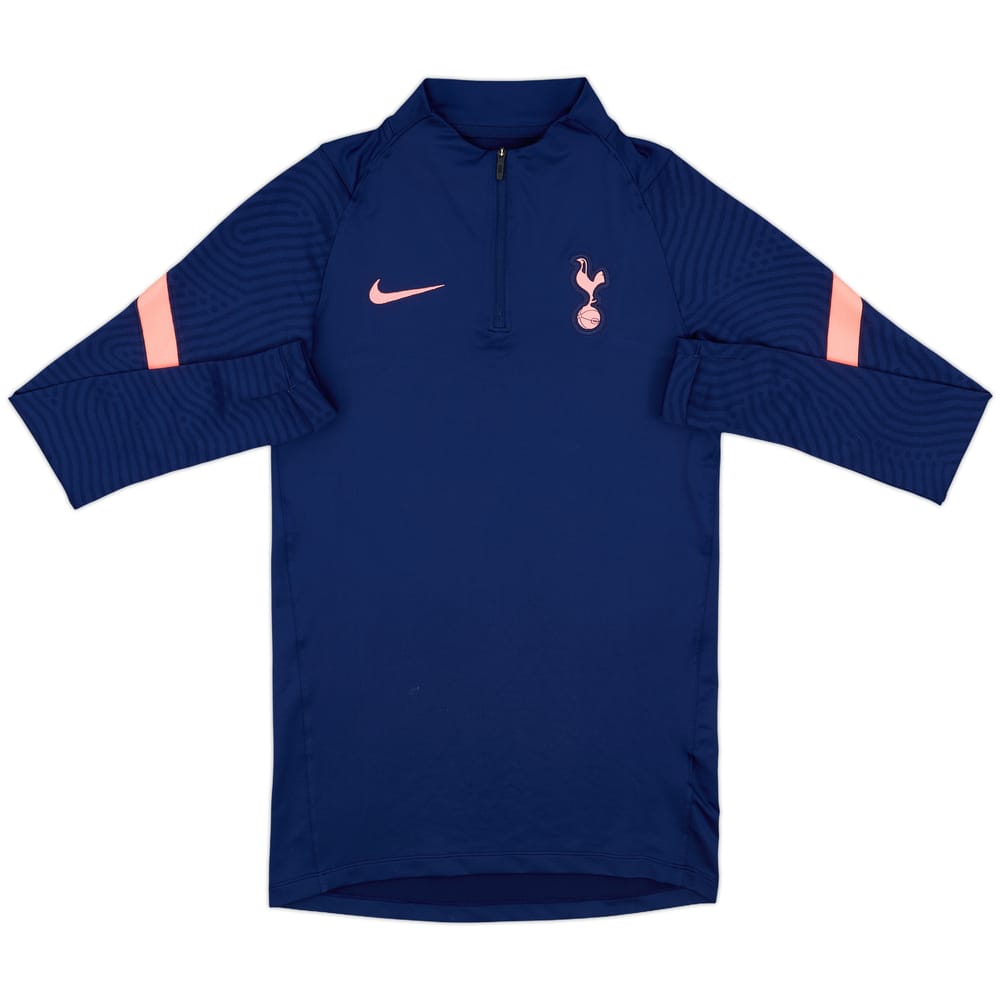 2020-21 Tottenham Nike 1/4 Zip Sweat Top - 9/10 - (XS)