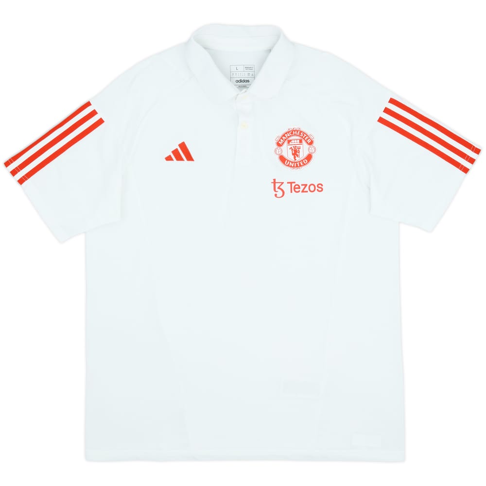 2023-24 Manchester United adidas Polo Shirt - 8/10 - (L)