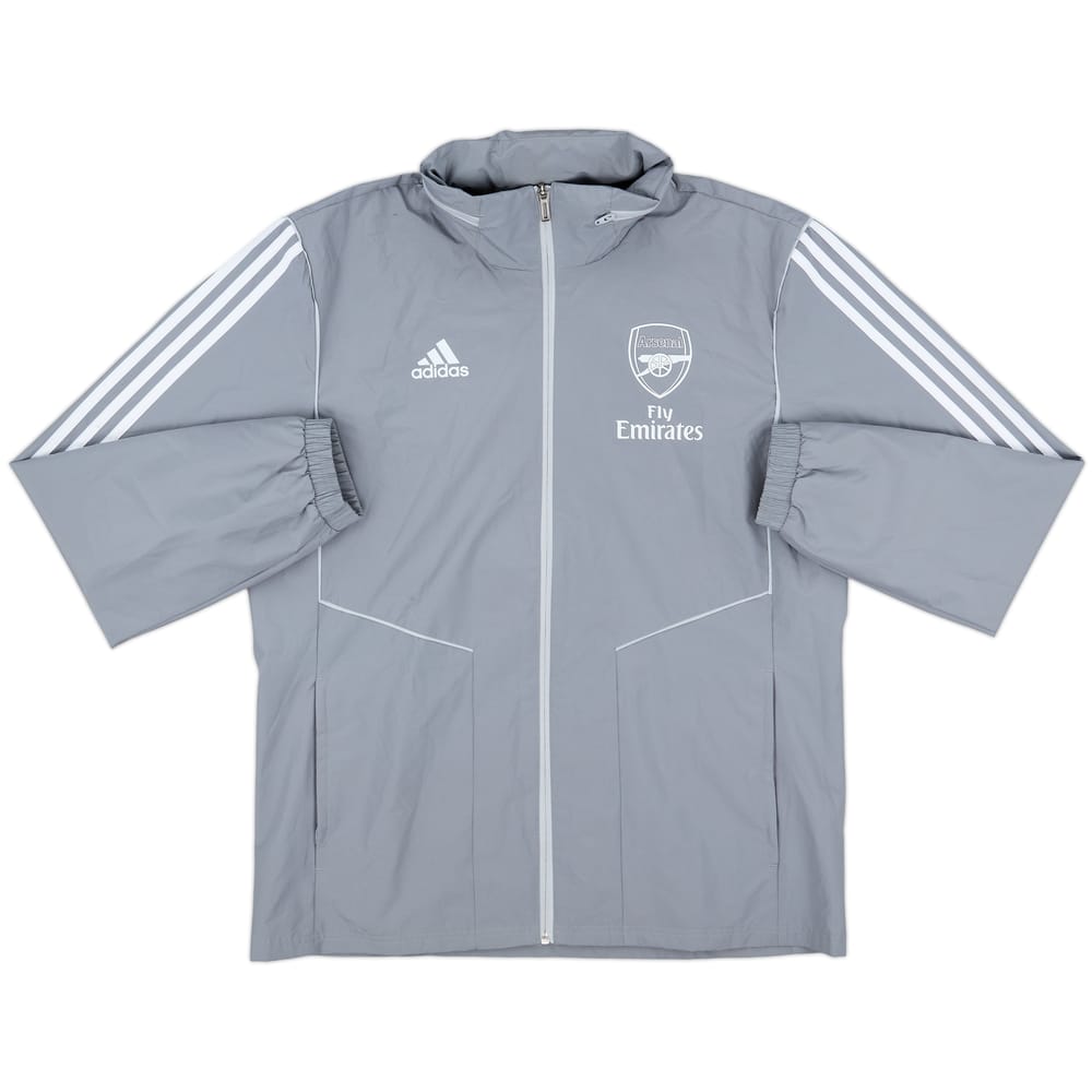 2019-20 Arsenal adidas Hooded Rain Jacket - 8/10 - (L)