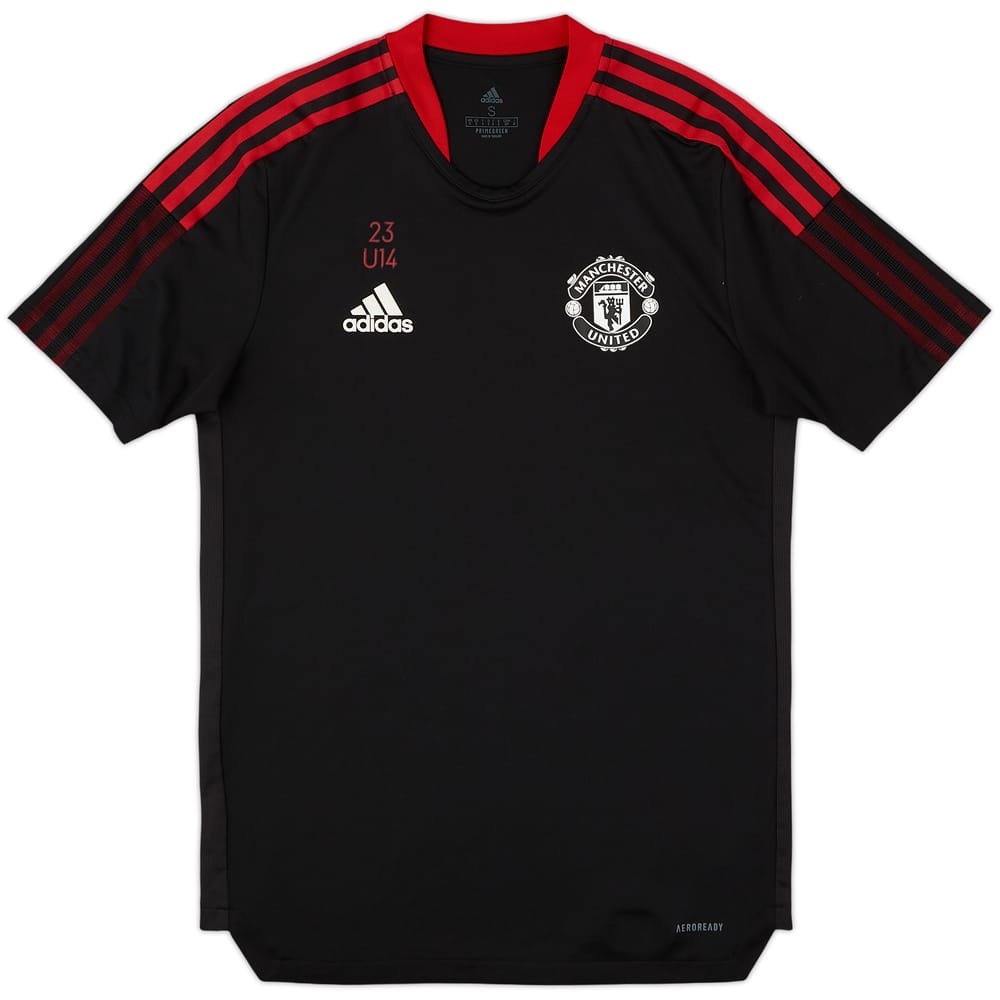 2021-22 Manchester United adidas Youth Player Issue Training Shirt #23 - 8/10 - (S)