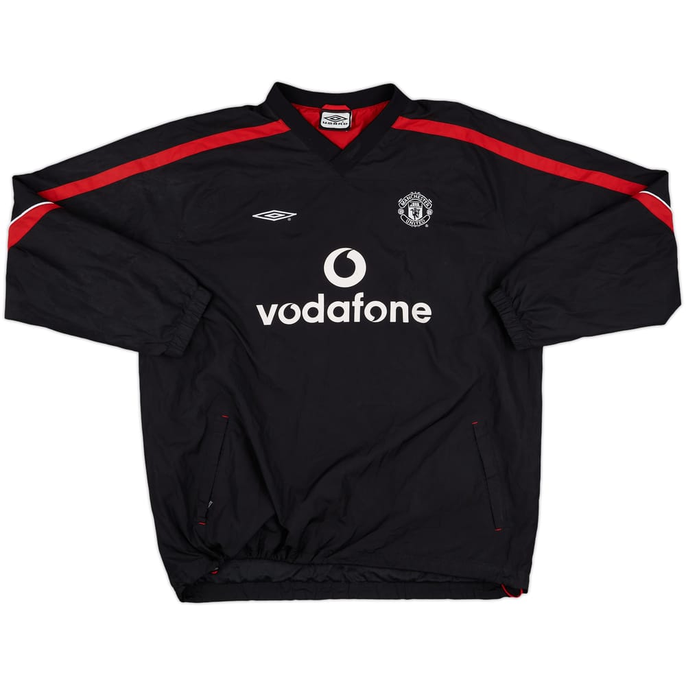 2000-01 Manchester United Umbro Drill Top - 7/10 - (XL)