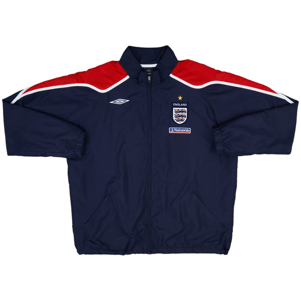 2007-08 England Umbro Track Jacket - 9/10 - (XXL)