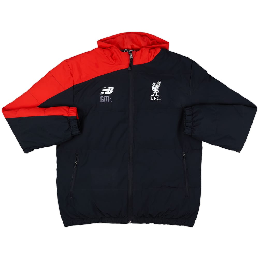 2015-16 Liverpool Staff Issue New Balance Padded Bench Coat GMc - 6/10 - (L)