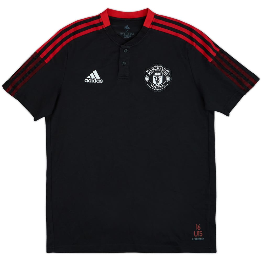2021-22 Manchester United adidas Polo Shirt - 8/10 - (M)