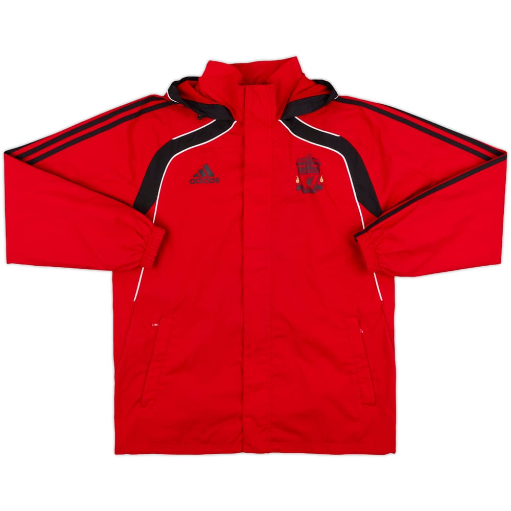 2010-11 Liverpool adidas Hooded Rain Jacket - 6/10 - (M)