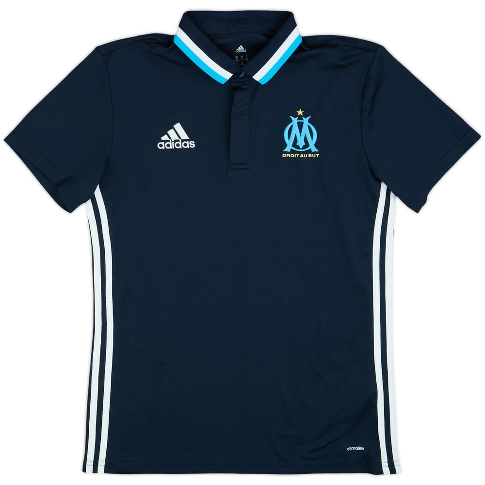2016-17 Olympique Marseille adidas Polo Shirt - 10/10 - (M)