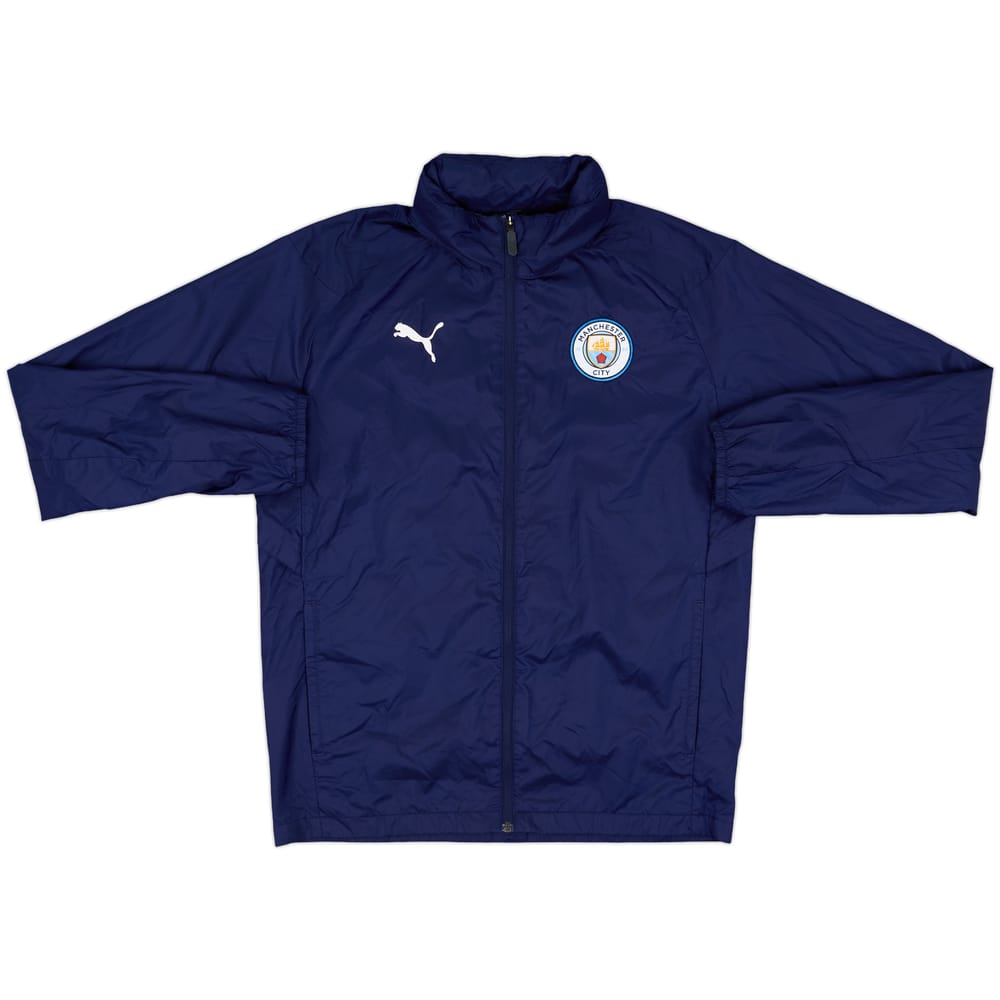 2018-19 Manchester City Puma Hooded Rain Jacket - 8/10 - (M)
