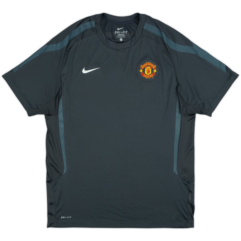 2010-11 Manchester United Nike Training Shirt - 7/10 - (L)