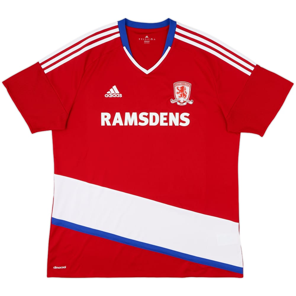 2016-17 Middlesbrough Home Shirt - 8/10 - (XL)