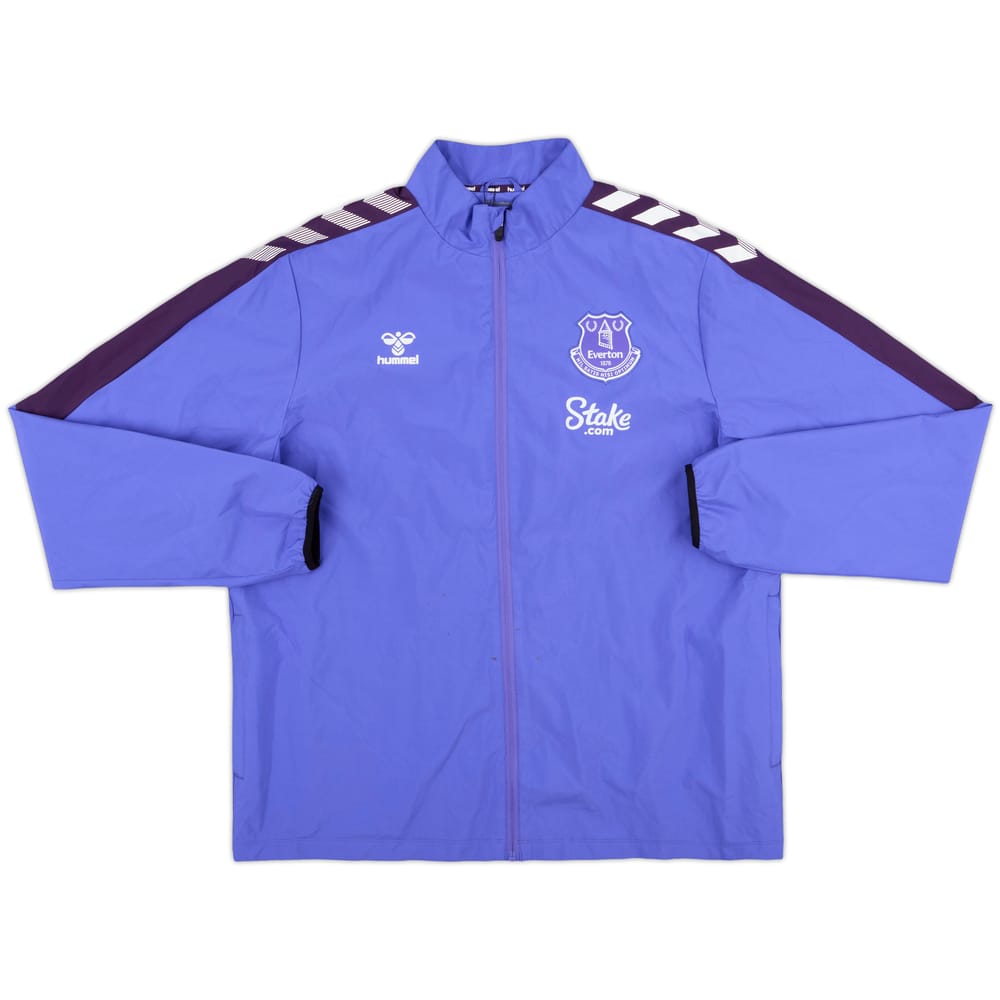 2022-23 Everton Hummel Hooded Rain Jacket - 6/10 - (XL)
