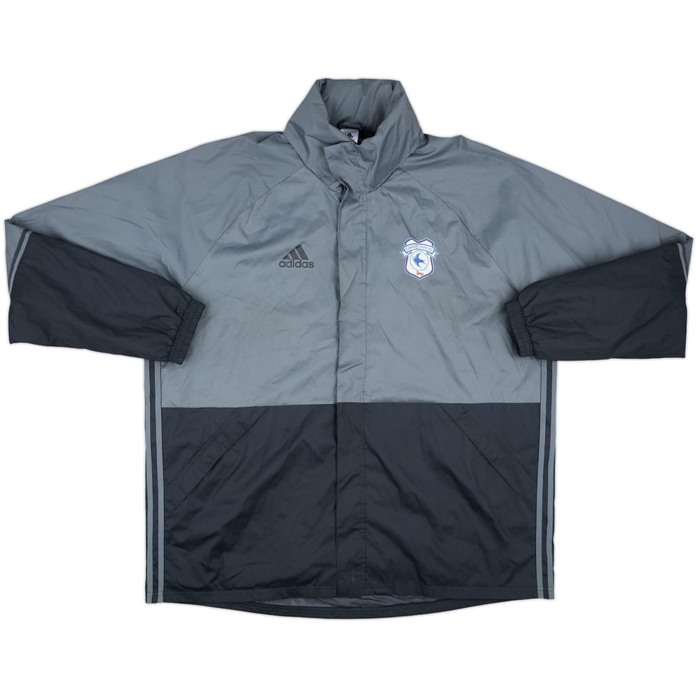 2015-16 Cardiff City adidas Hooded Track Jacket - 9/10 - (XXL)