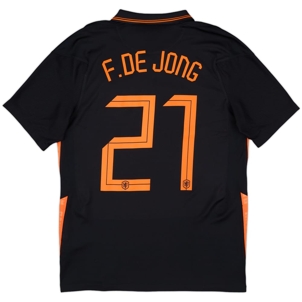 2020-22 Netherlands Away Shirt F.DeJong #21 - 9/10 - (M)