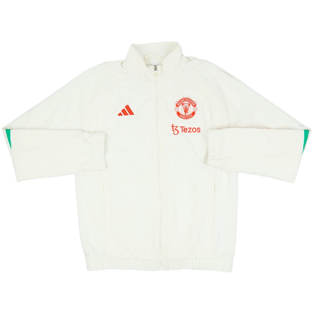 2023-24 Manchester United adidas Track Jacket - 9/10 - (M)
