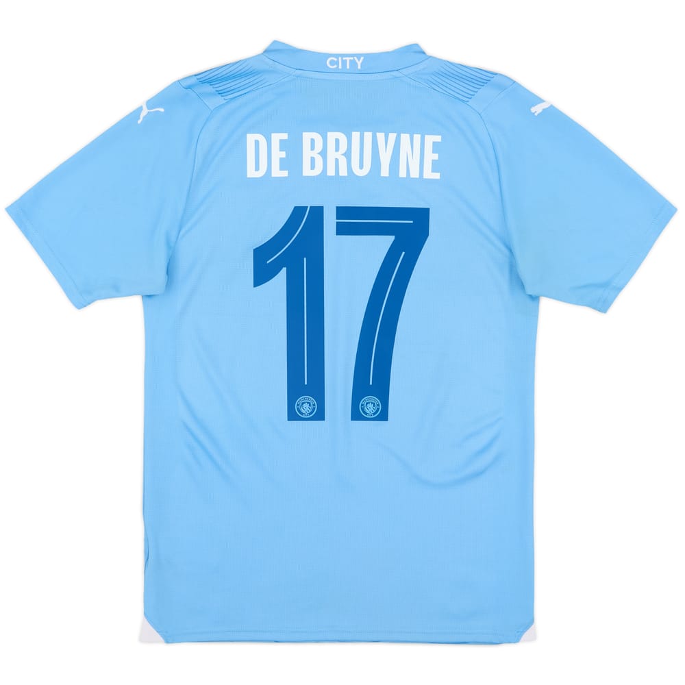 2023-24 Manchester City Home Shirt De Bruyne #17 - 9/10 - (S)