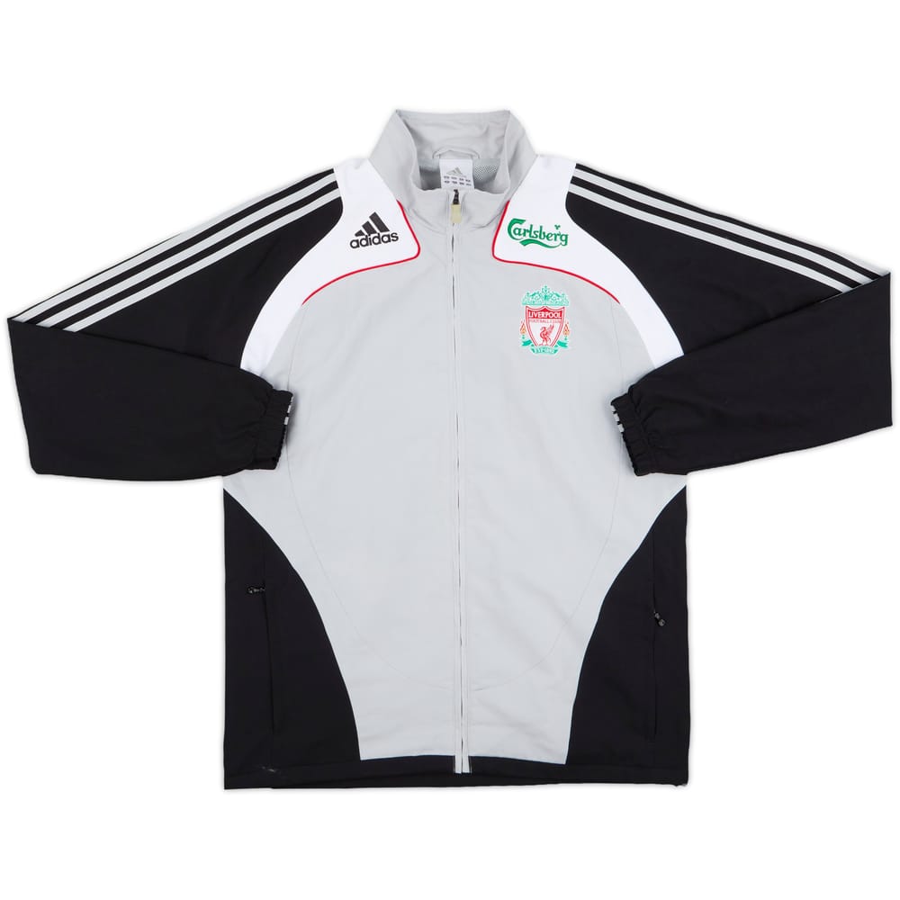 2008-09 Liverpool adidas Track Jacket - 9/10 - (M)