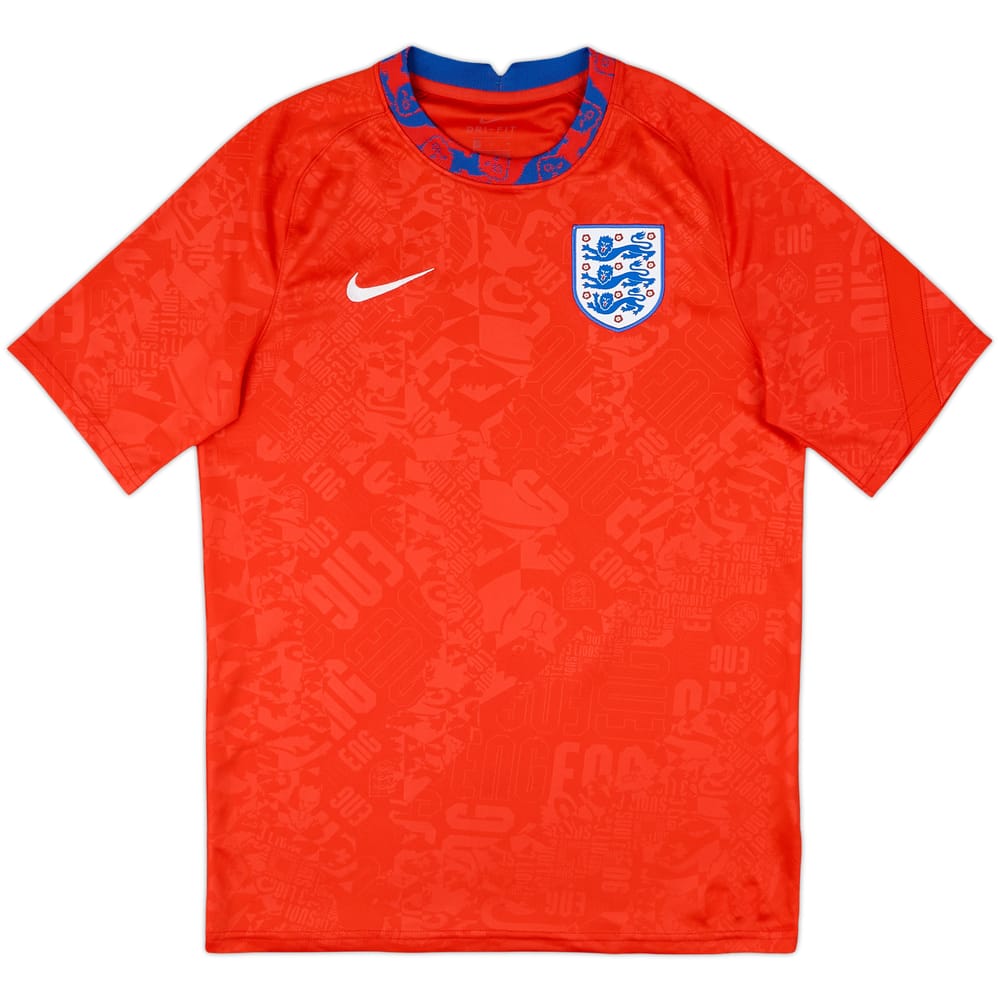 2020-21 England Nike Training Shirt - 8/10 - (M)
