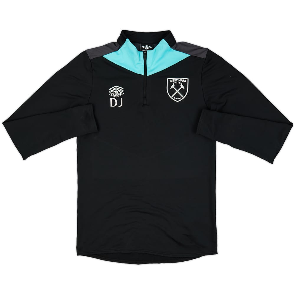 2024-25 West Ham Umbro Staff Issue 1/4 Zip Drill Top DJ - 6/10 - (M)