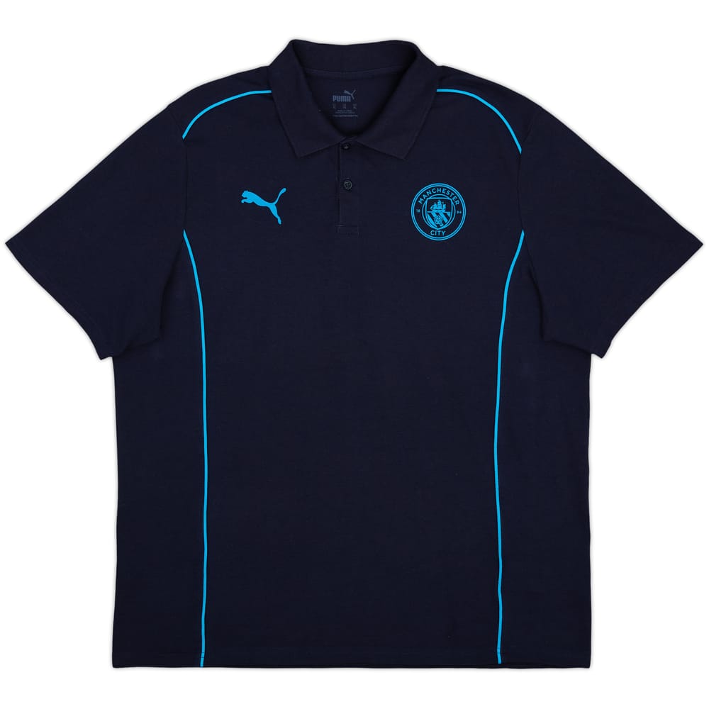 2024-25 Manchester City Puma Polo Shirt - 9/10 - (XL)