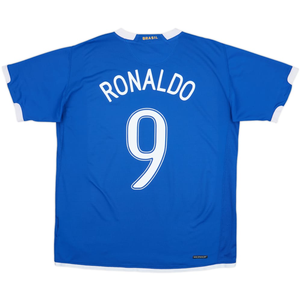 2006-07 Brazil Away Shirt Ronaldo #9 - 5/10 - (L)