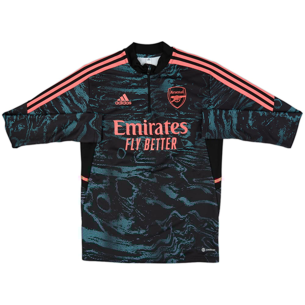 2022-23 Arsenal adidas 1/4 Zip Drill Top - 10/10 - (S)