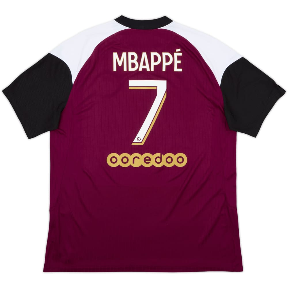 2020-21 Paris Saint-Germain Third Shirt Mbappe #7 - 8/10 - (XL)