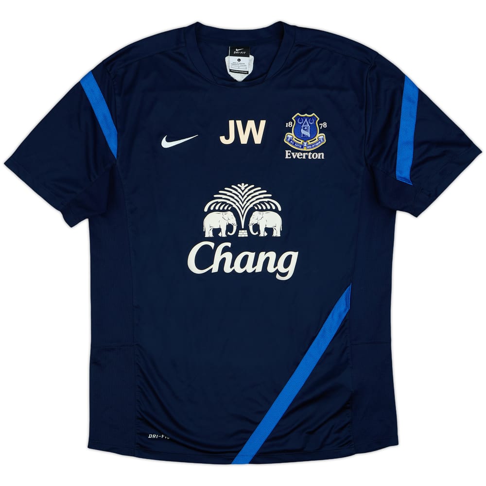 2012-13 Everton Staff Issue Nike Training Shirt JW - 8/10 - (L)