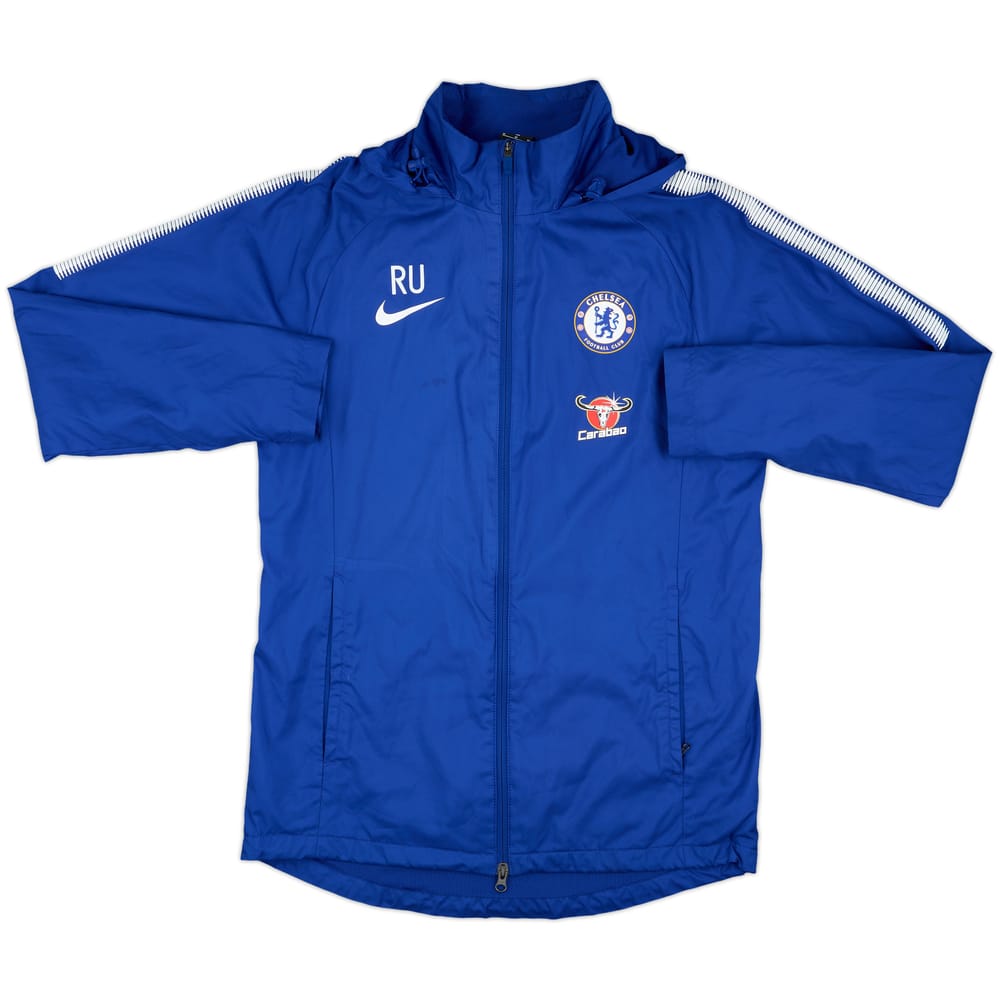 2017-18 Chelsea Staff Issue Nike Hooded Track Jacket RU - 7/10 - (M)