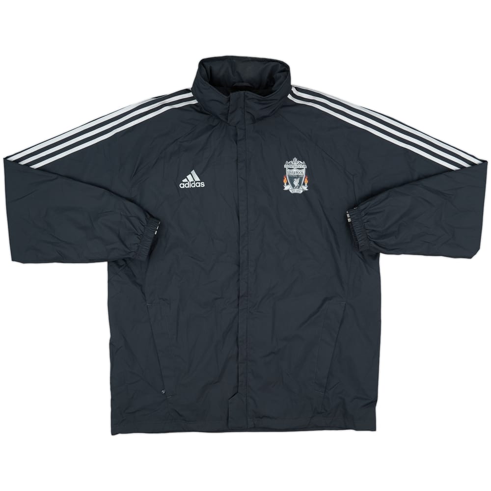 2011-12 Liverpool adidas Hooded Rain Jacket - 9/10 - (XL)