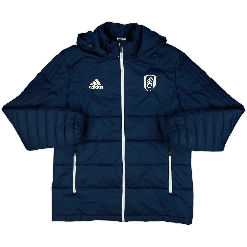 2017-18 Fulham Player Issue adidas Padded Bench Coat - 8/10 - (L)