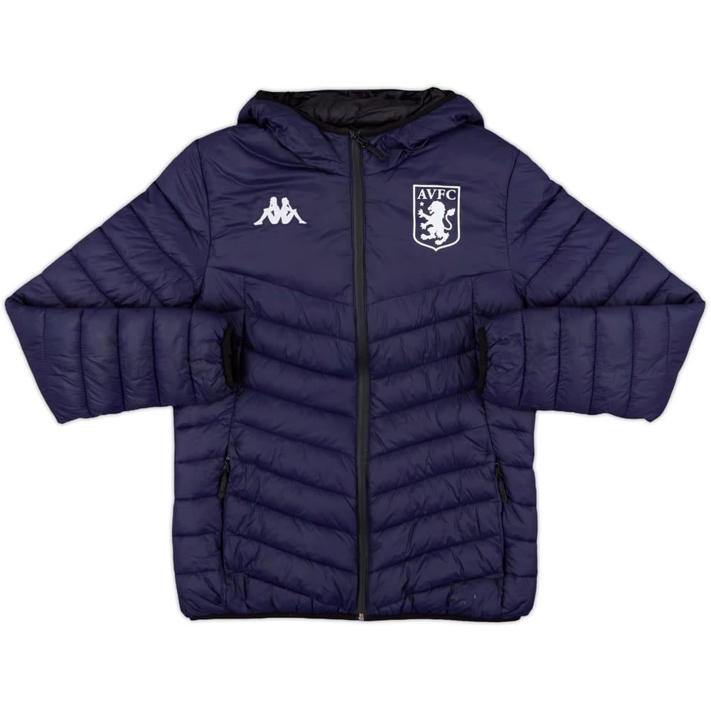 2019-20 Aston Villa Kappa Padded Bench Coat - 8/10 - (S)