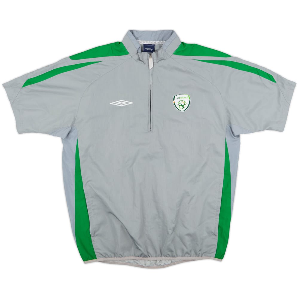 2006-08 Ireland Umbro 1/4 Zip Training S/S Top - 9/10 - (L)