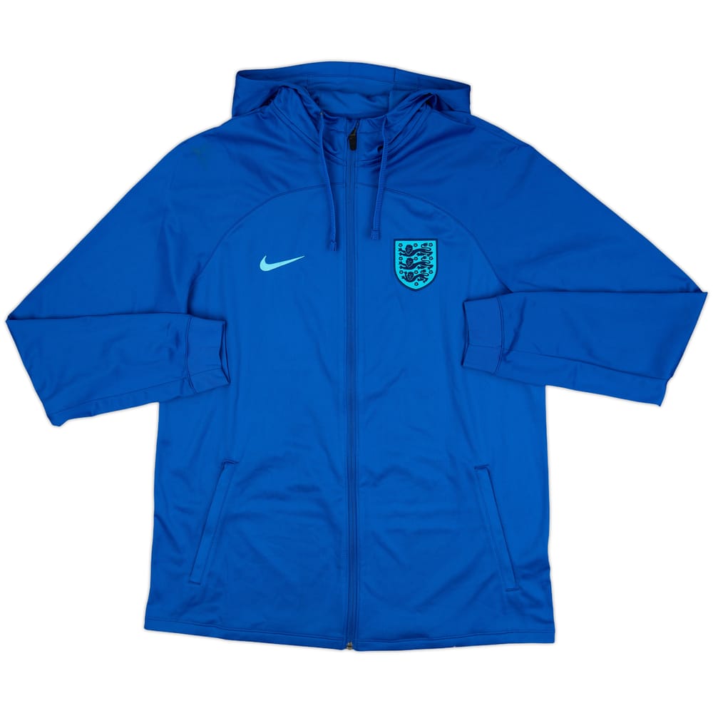 2022-23 England Nike Hooded Track Jacket - 8/10 - (L)