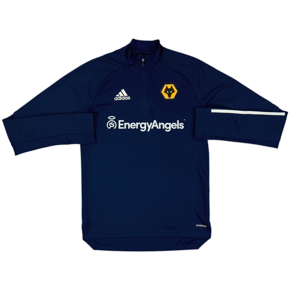 2020-21 Wolves adidas 1/4 Zip Drill Top - 7/10 - (XS)
