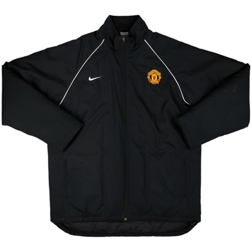 2004-05 Manchester United Nike Padded Bench Coat - 6/10 - (L)