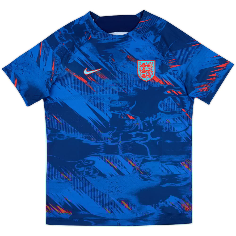 2022-23 England Nike Pre-Match Shirt - 10/10 - (M)