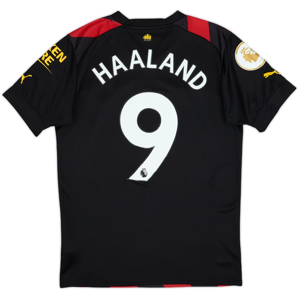 2022-23 Manchester City Away Shirt Haaland #9 - 8/10 - (S)