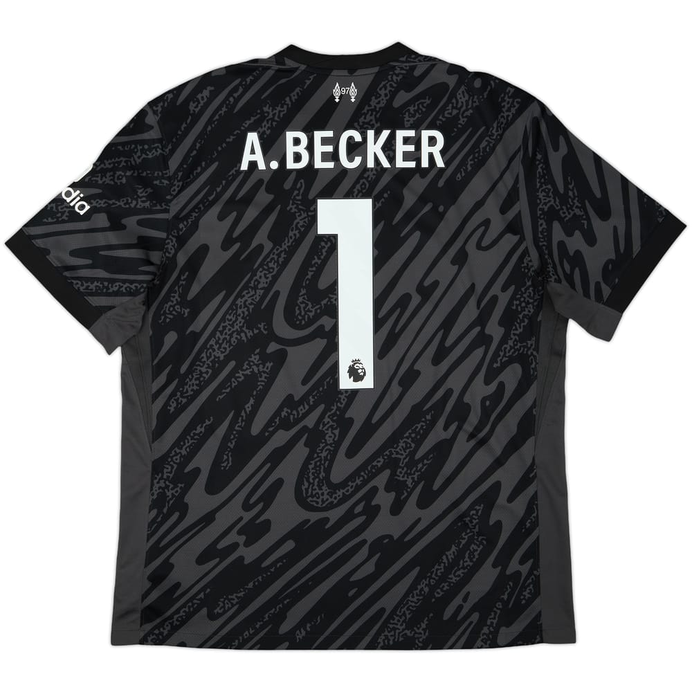 2024-25 Liverpool GK S/S Shirt A.Becker #1 - 10/10 - (XL)