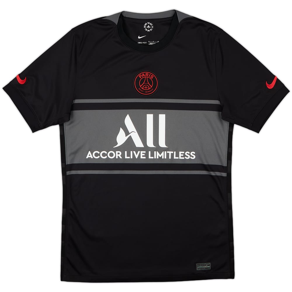 2021-22 Paris Saint-Germain Third Shirt - 8/10 - (S)