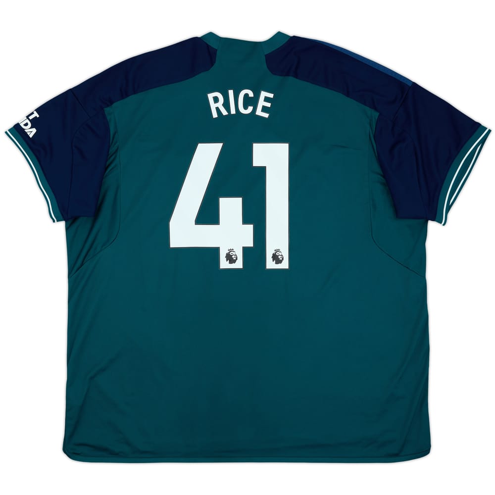 2023-24 Arsenal Third Shirt Rice #41 - 8/10 - (3XL)