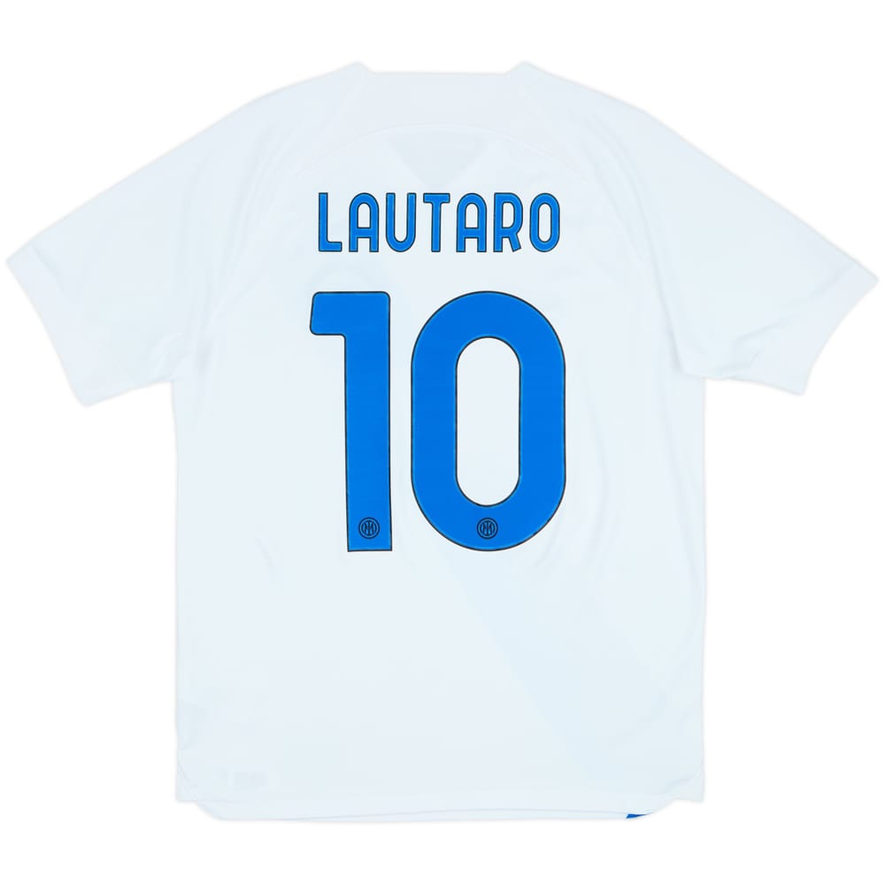 2023-24 Inter Milan Away Shirt Lautaro #10 - 9/10 - (M)