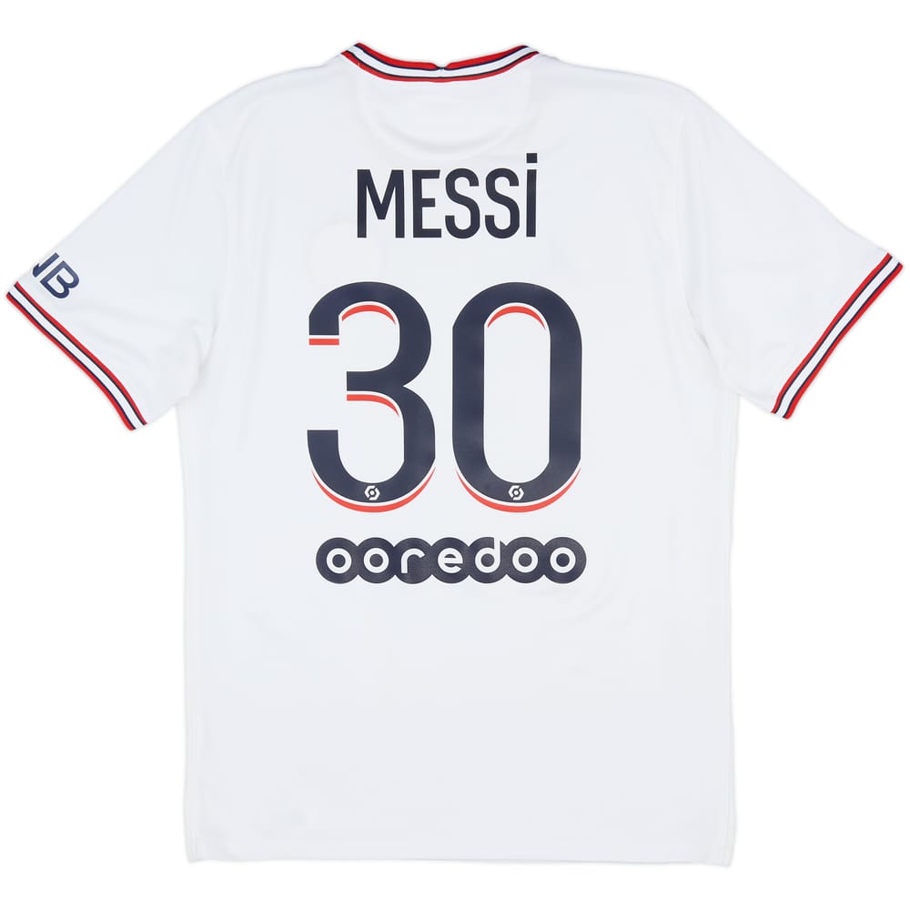 2021-22 Paris Saint-Germain Fourth Shirt Messi #30 - 8/10 - (M)