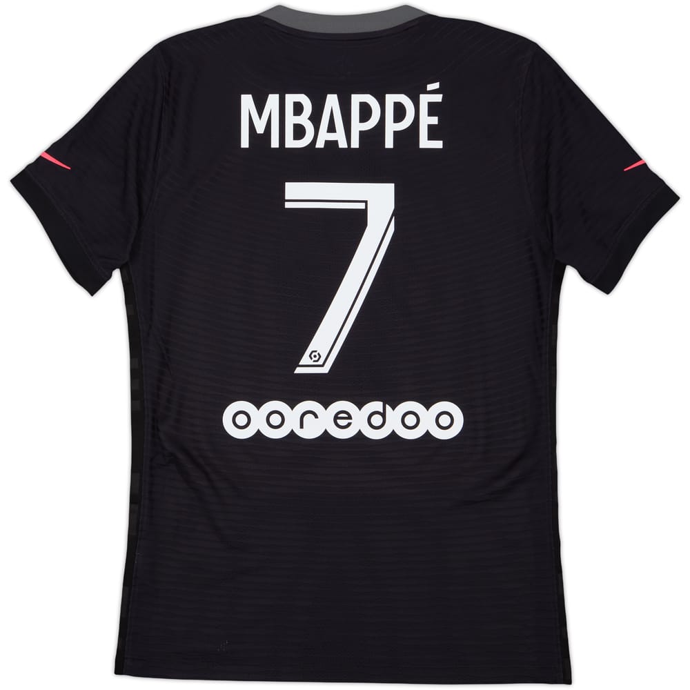 2021-22 Paris Saint-Germain Authentic Third Shirt Mbappe #7 - 10/10 - (S)