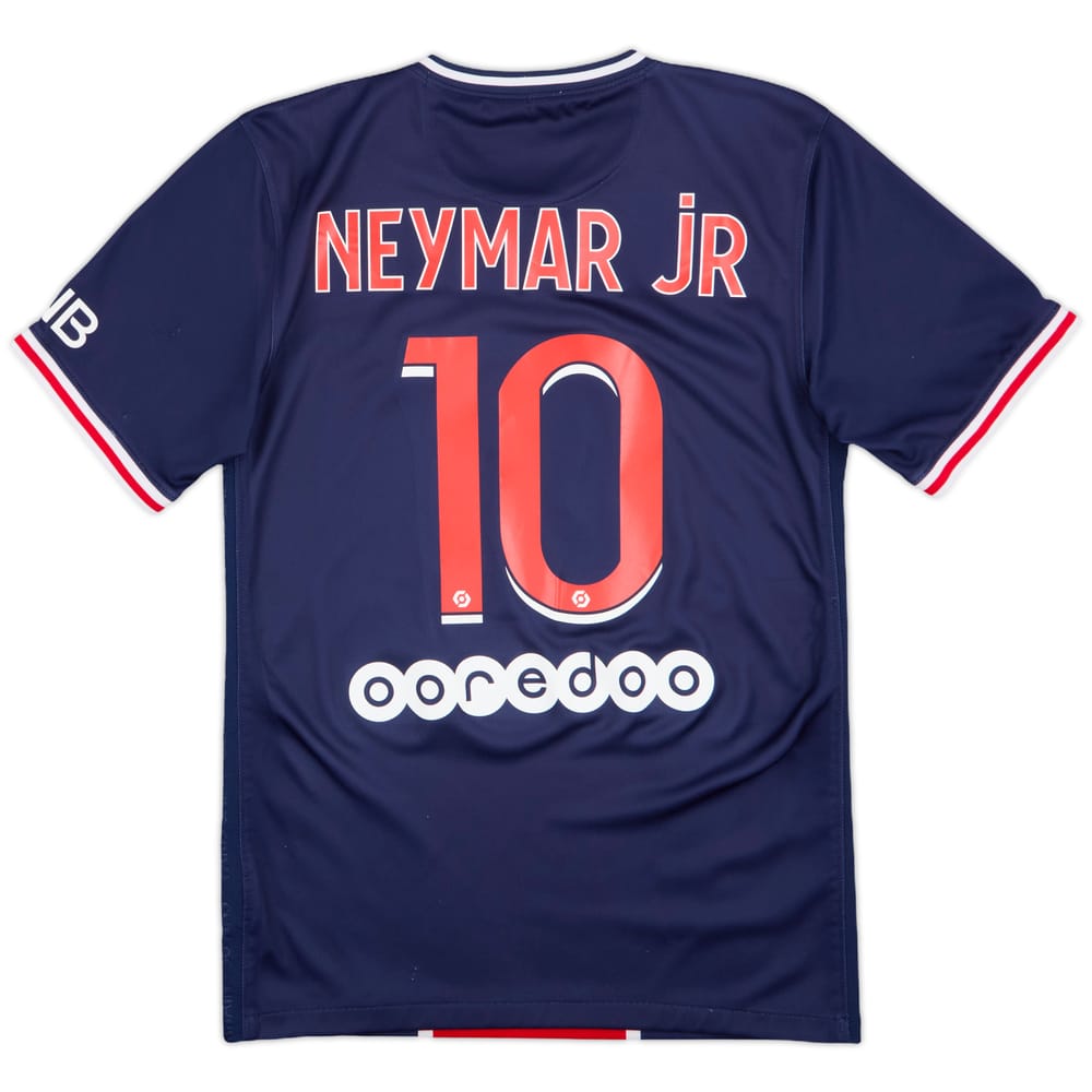 2020-21 Paris Saint-Germain Home Shirt NeymarJr #10 - 8/10 - (XS)