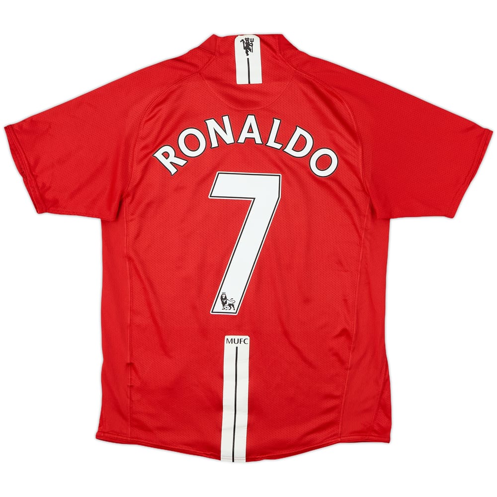 2007-09 Manchester United Home Shirt Ronaldo #7 - 6/10 - (S)