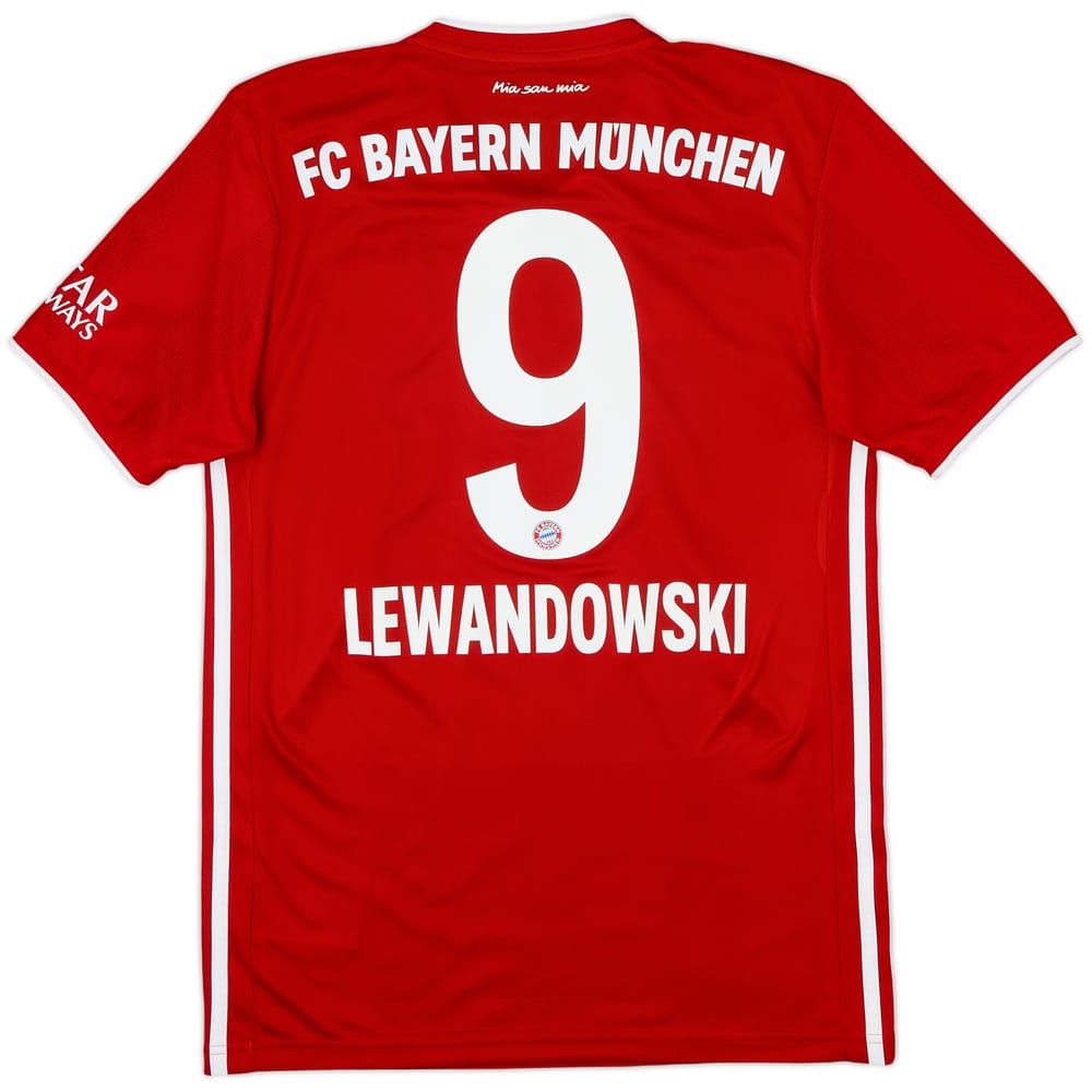 2020-21 Bayern Munich Home Shirt Lewandowski #9 - 10/10 - (S)