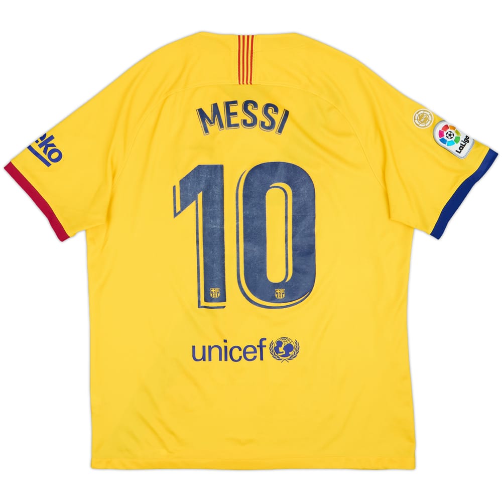 2019-20 Barcelona Away Shirt Messi #10 - 5/10 - (XL)