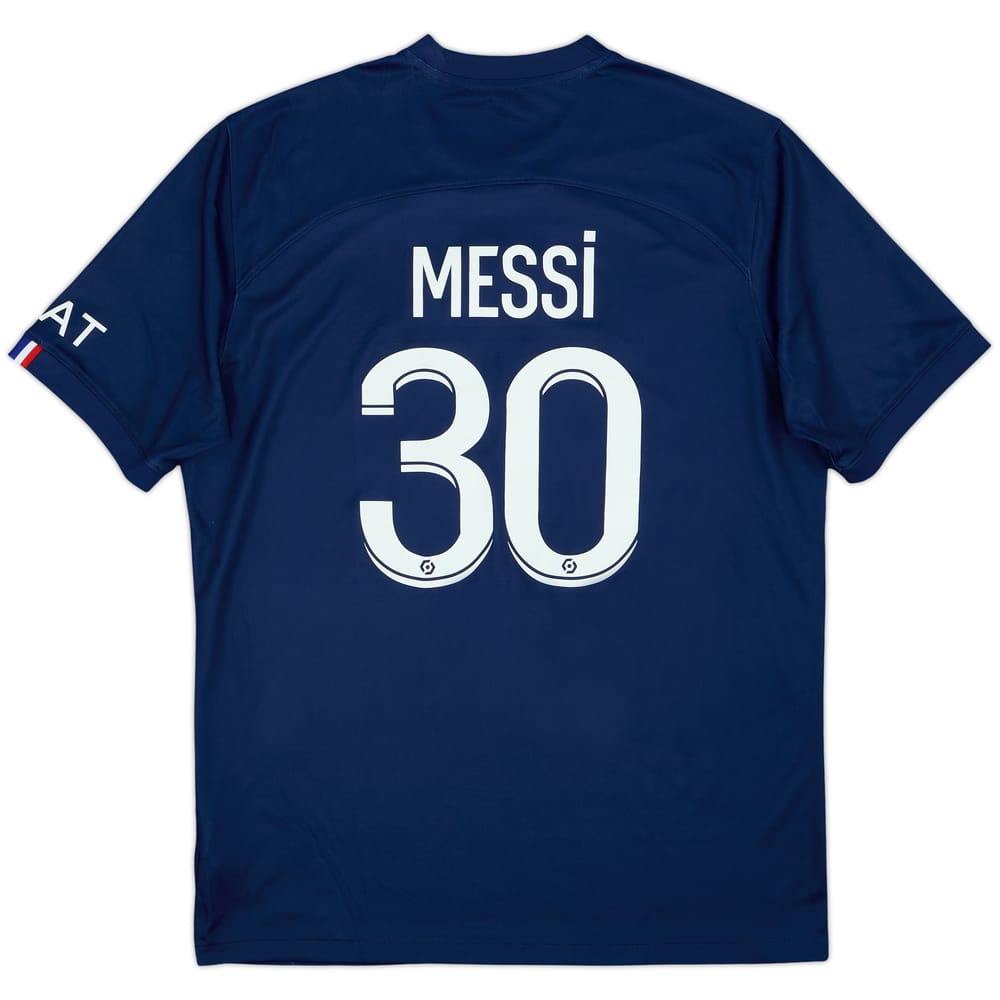 2022-23 Paris Saint-Germain Home Shirt Messi #30 - 9/10 - (L)