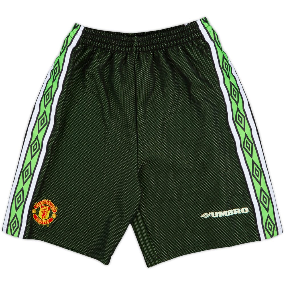 1998-00 Manchester United GK Shorts - 10/10 - (XL.Boys)