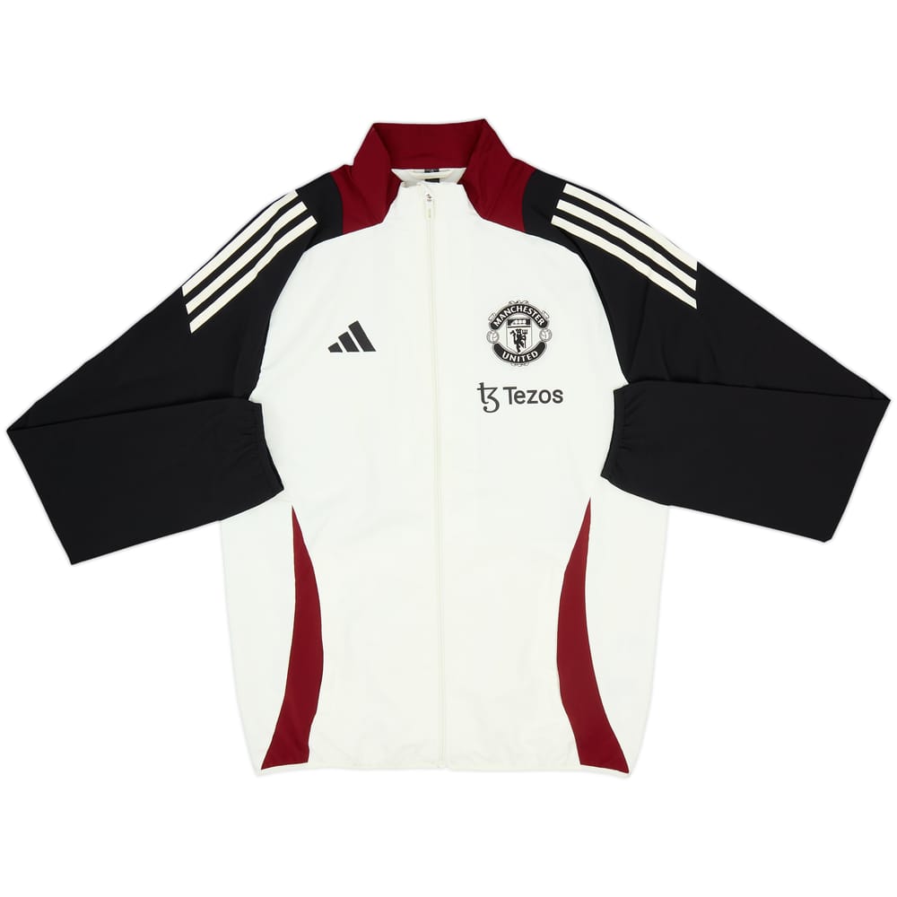 2024-25 Manchester United adidas Track Jacket - 8/10 - (S)