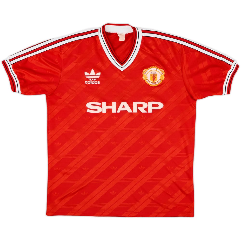 1986-88 Manchester United Home Shirt - 6/10 - (L)